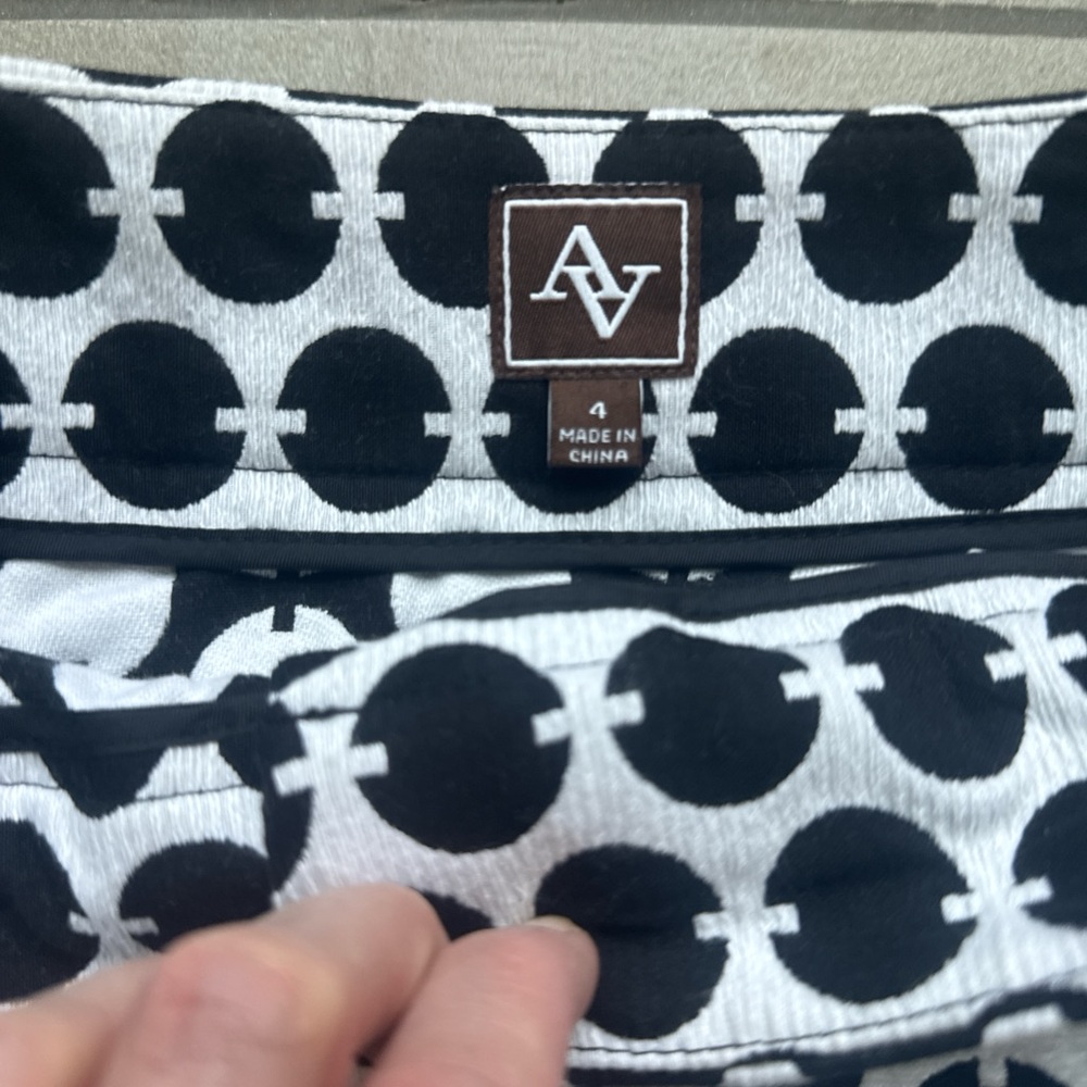 Adrienne Vittadini Polkadot Mini Skirt - Picture 3 of 5